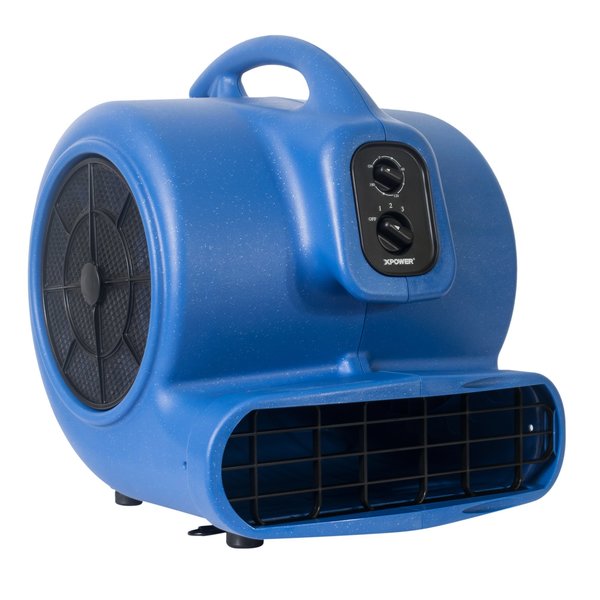 3/4 HP, 3200 CFM, 7.5 Amps, 4 Positions, 3 Speeds Air Mover with 3-Hour Timer and Filter Kit