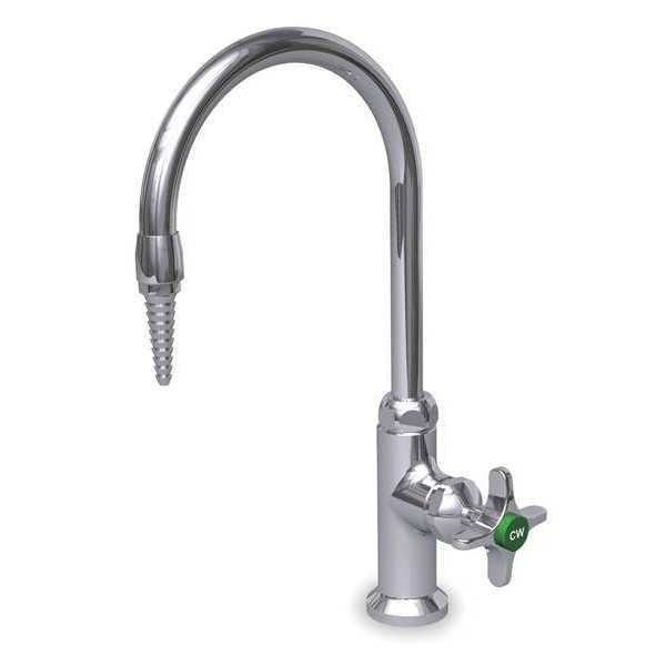 Manual Single Hole Mount, 1 Hole Laboratory Faucet, Chrome