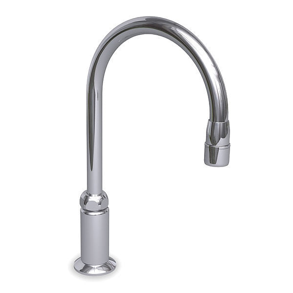 Foot Pedal Single Hole Mount, 1 Hole Spout, Chrome