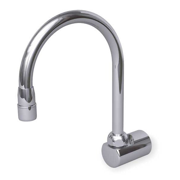 Foot Pedal Single Hole Mount, 1 Hole Spout, Chrome