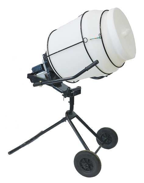 White Food Grade Mixer, 120V, 3/4HP