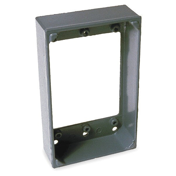 Extnsion Box, Alum, For 1-Gang Elctrcl Box