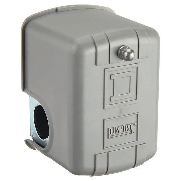 Pressure Switch, (1) Port, 1/4 in FNPS, DPST, 60 to 200 psi, Standard Action