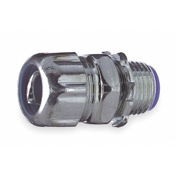 Insulated Connector, 4 In., Steel, Straight