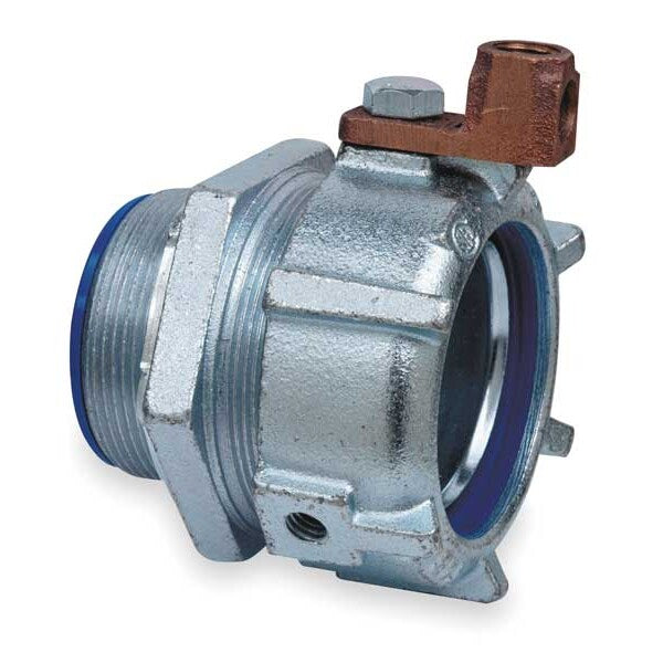 Grounding Connector, 1-1/4 In., Steel