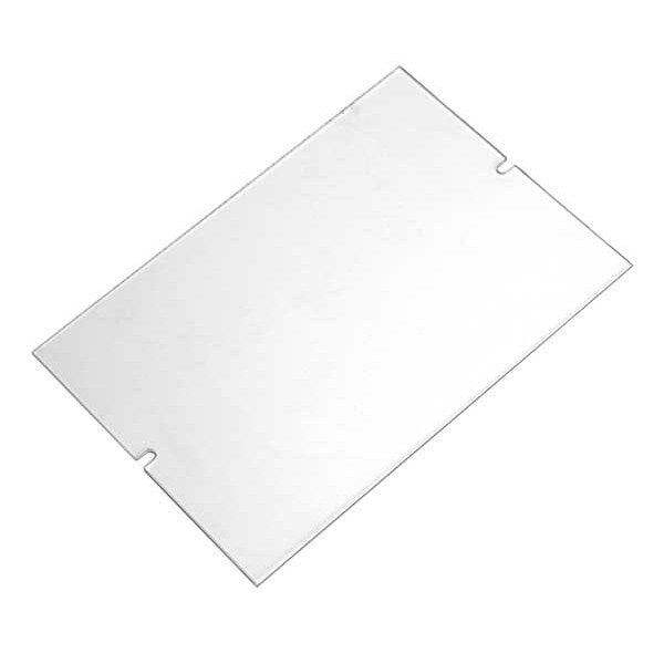 Block Cover, 8.37 in W, 5.31 in H, Plastic