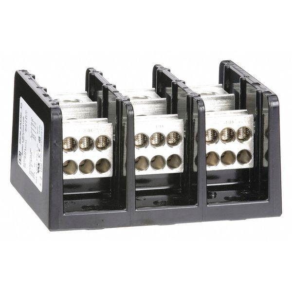Pwr Dist Block, 335A, 3P, 6AWG-400 MCM, 600V