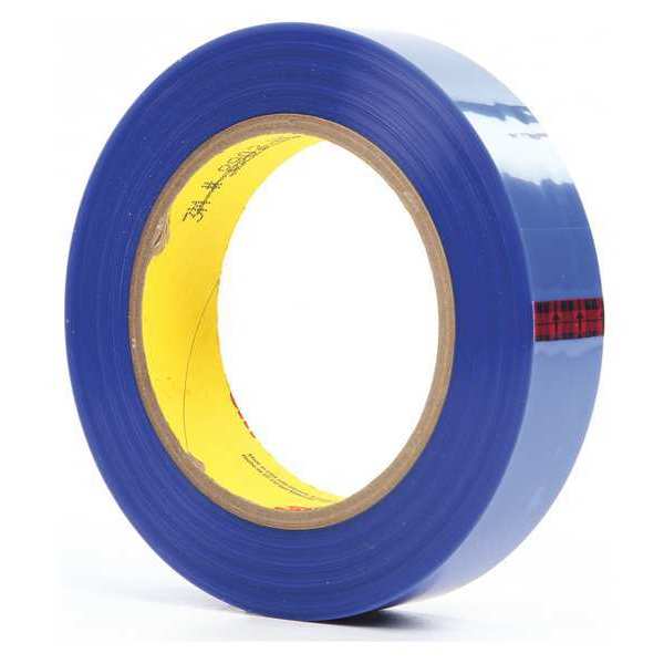 Film Tape, Polyester, Blue, 1In x 72Yd, PK36