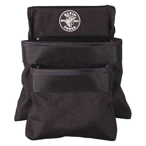Black Ballistic Nylon 2 Pockets