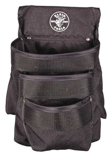 Black Ballistic Nylon 3 Pockets