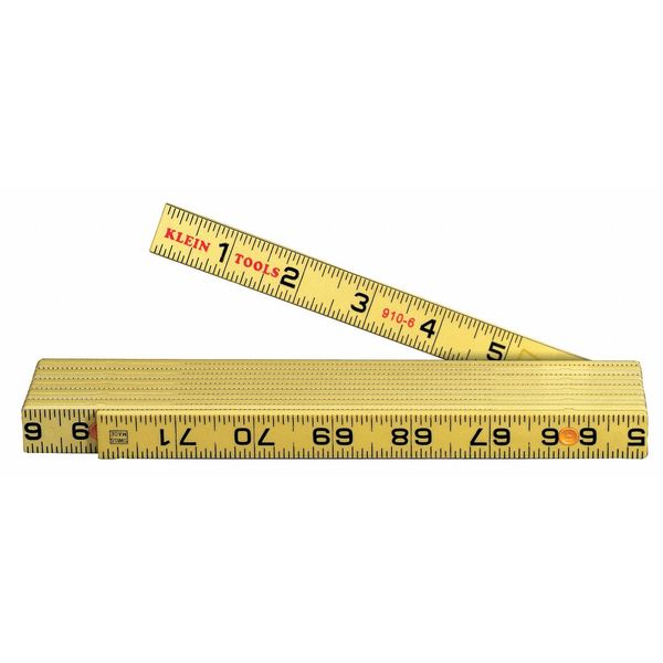Fiberglass Folding Rule, Inside Reading