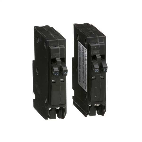 Miniature Circuit Breaker, 30 A, 120/240V AC, 2 Pole, Plug In Mounting Style, QO Series