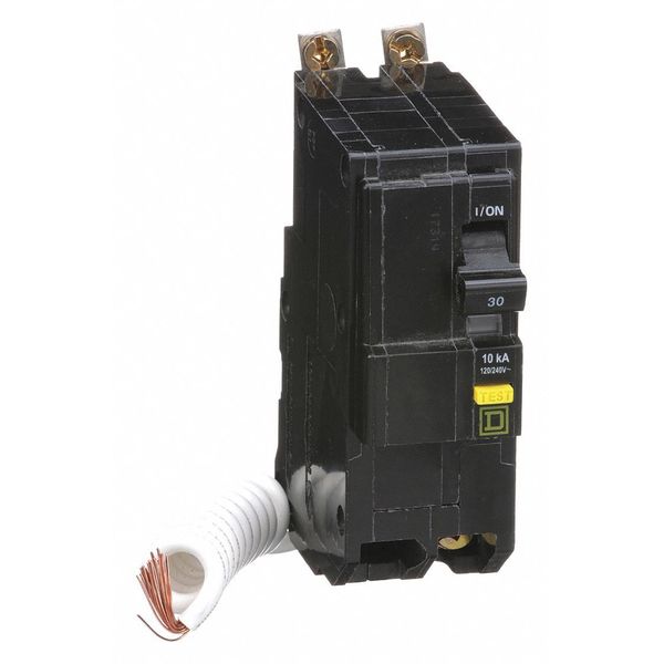 Miniature Circuit Breaker, 30 A, 120/240V AC, 2 Pole, Bolt On Mounting Style, QOB Series