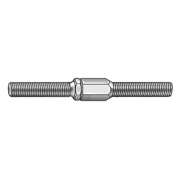 Double-End Threaded Stud, 1/4