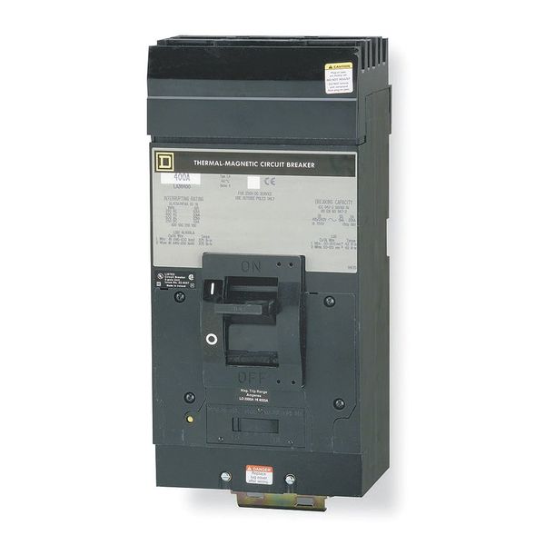 Molded Case Circuit Breaker, 200 A, 600V AC, 3 Pole, I-Line Mounting Style, LA Series