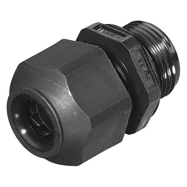 Cable Connector, PG11, Straight, Black