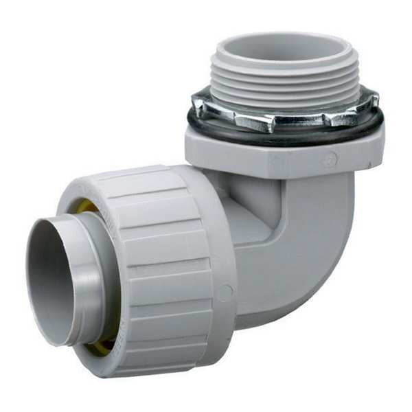 Insulated Connector, 1 In., Nylon, 90 Deg