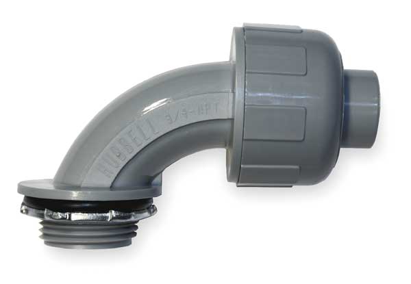 Insulated Connector, 3/4 In., Nylon, 90 Deg