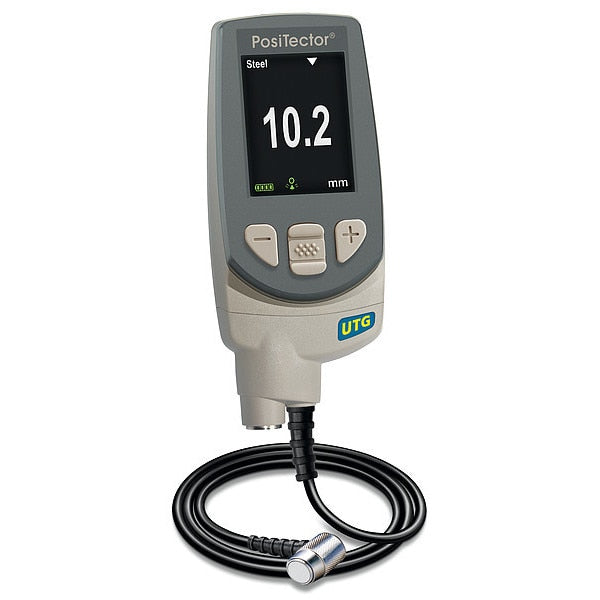 Ultrasonic Thickness Gage, 0.100 to 5 In