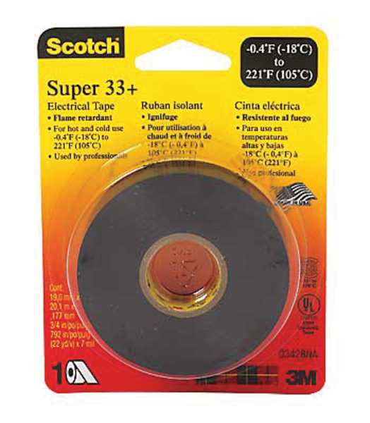 Electrical Tape, 7 mil, 1-1/2