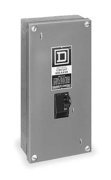 Single Throw Safety Switch, General Duty, 240V AC, 2PST, 100 A, NEMA 1