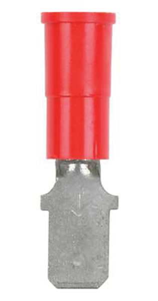 Male Disconnect, Red, 22-18AWG, PK1000