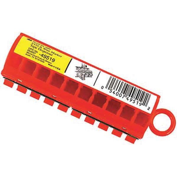 Wire Marker Tape Dispensr, Preprintd, PK10
