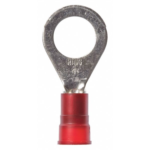 8 AWG Nylon Ring Terminal 1/4