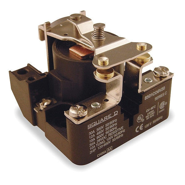 Open Power Relay, 4 Pin, 480VAC, SPST-NO