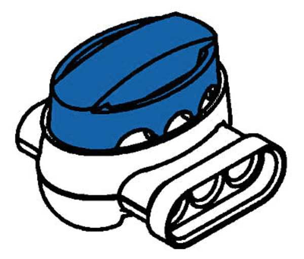 Displacement Connector, 22-14 AWG, PK1000