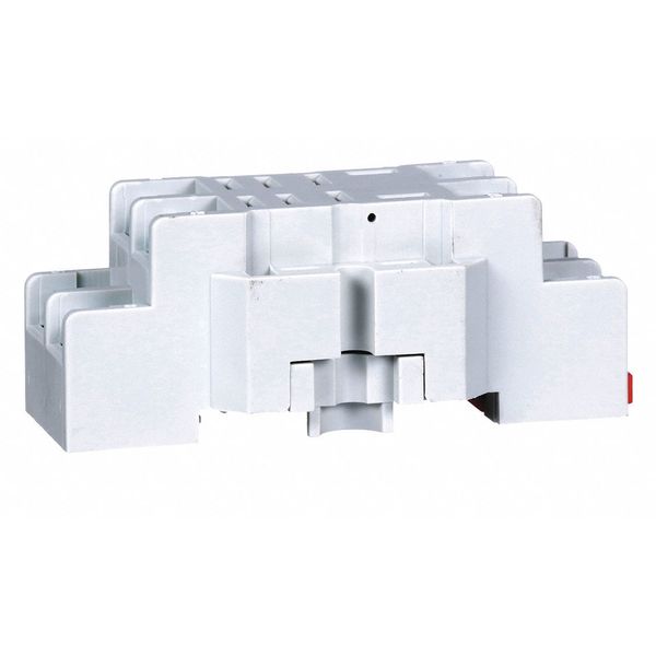 Rly Scket, Standard, Square, 8 Pin, DIN Rail