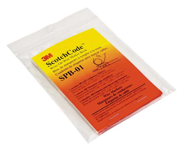 Pre-Printed Wire Marker Book, PK5