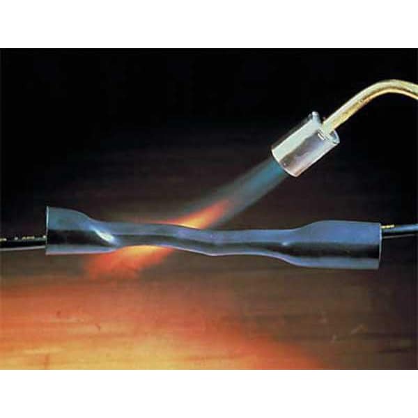 Shrink Tubing, 2.0in ID, Black, 12in, PK10