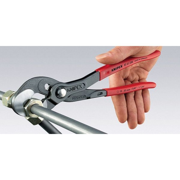 10 in Straight Jaw Tongue and Groove Plier Smooth, Plastic Grip