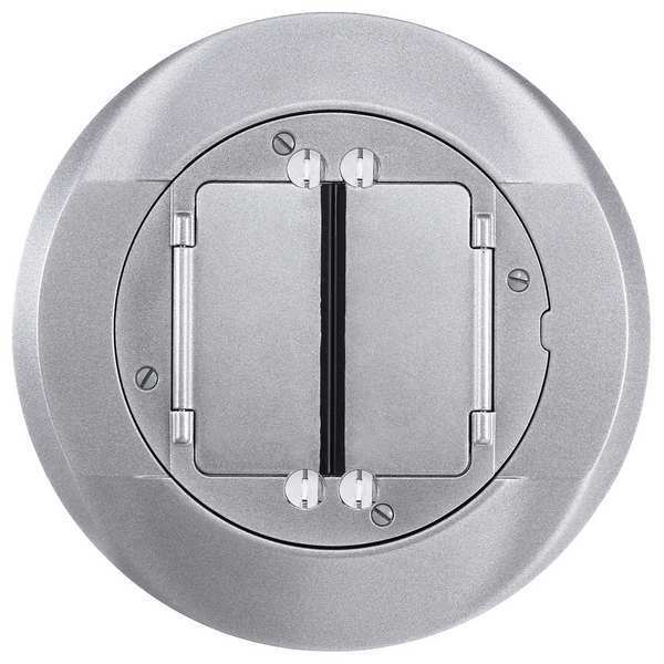 Floor Box Cover Carpet Flange, Aluminum