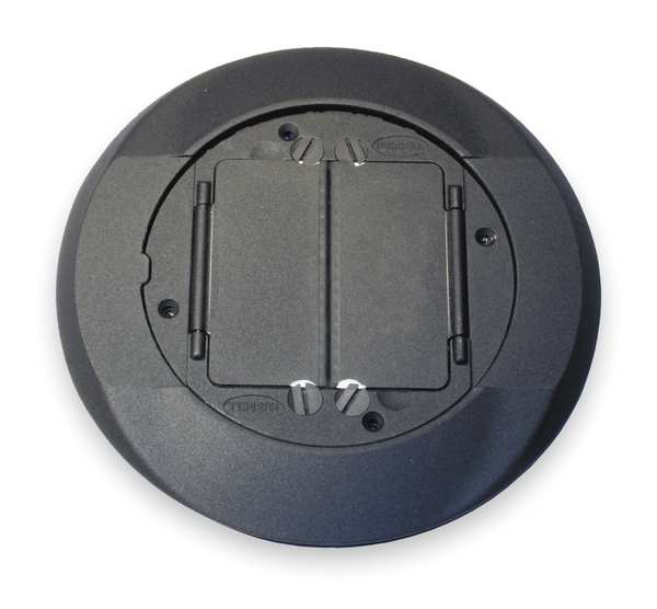 Floor Box Cover Carpet Flange, Black