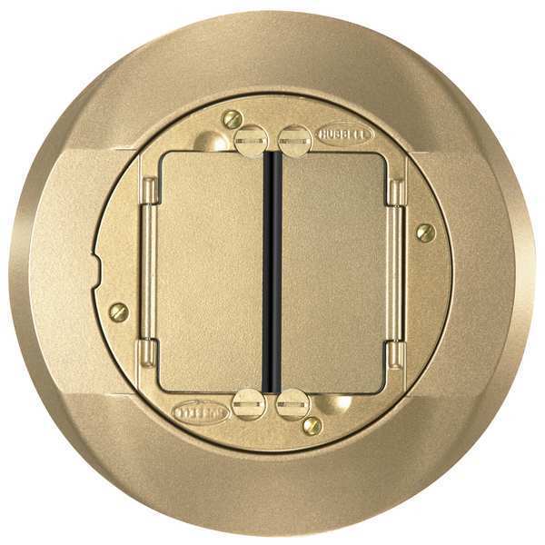 Floor Box Cover Carpet Flange, Brass