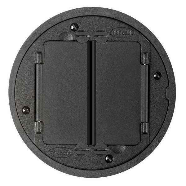 Floor Box Cover Tile Flange, Black