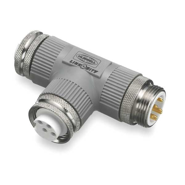Tee, Feed Through, 20A, 6-Wire