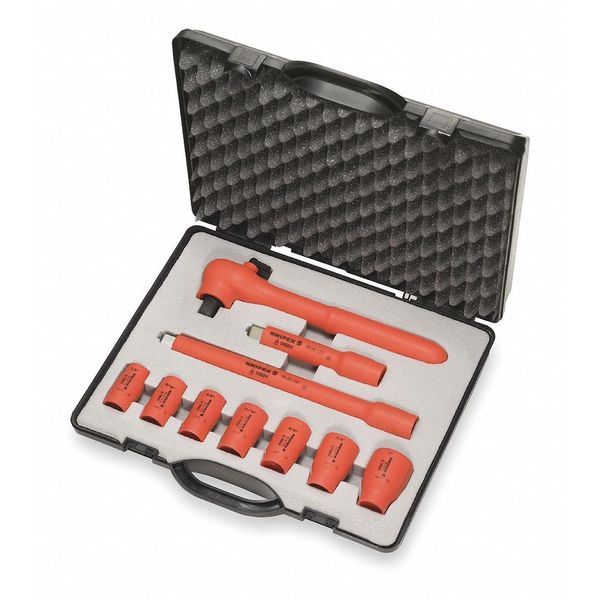 Insulated Socket Wrench Set, 10 pc.