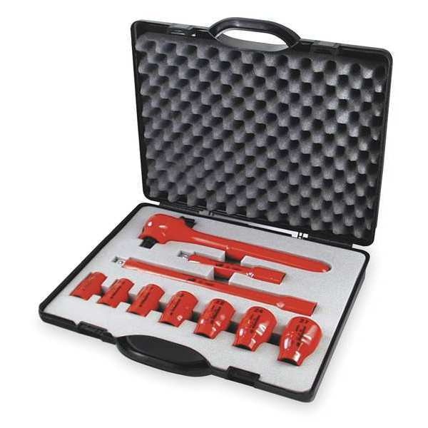 Insulated Socket Wrench Set, 10 pc.