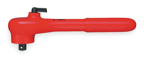 Insulated Ratchet, 1/2 in Dr, 10-1/2 in. L