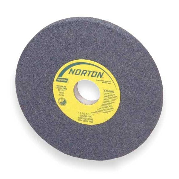 Grinding Wheel, T1, 7x1x1-1/4, SC, 60G, PK5