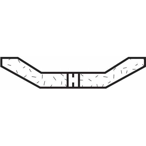 Dish Grinding Whl, 6x3/4x1-1/4, AO, 46G, PK5