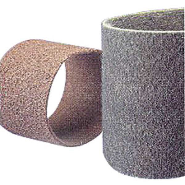 Sanding Belt, 3 1/2 in W, 15 1/2 in L, Non-Woven, Aluminum Oxide, 80 Grit, Medium, Rapid Prep