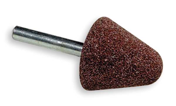Gemini Vitrified Mounted Point, 1-1/4x1-1/4in, 60G