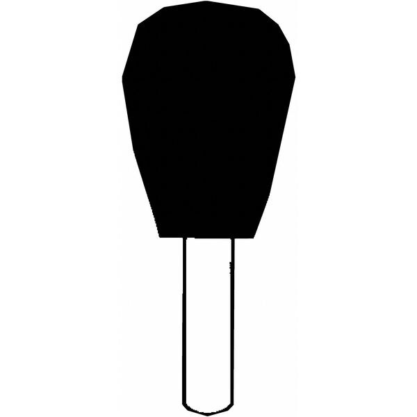 Quantum Mounted Point, Dia. 3/4 In, Shape A23
