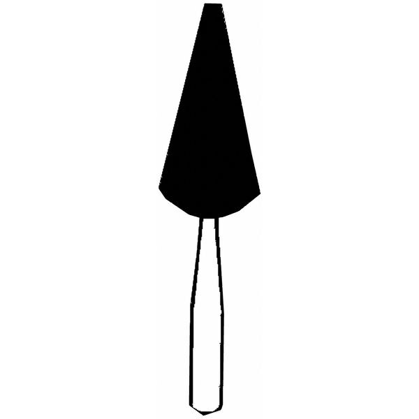 VitrifiedMountedPoint, 5/16 x 5/8in, 60G