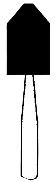 VitrifiedMountedPoint, 1/4 x 1/2in, 60G