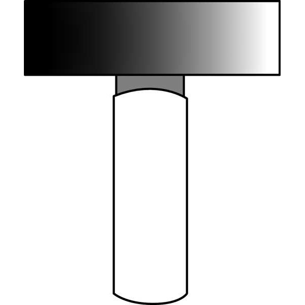 Gemini Vitrified Mounted Point, 1-1/2 x1in, 60G